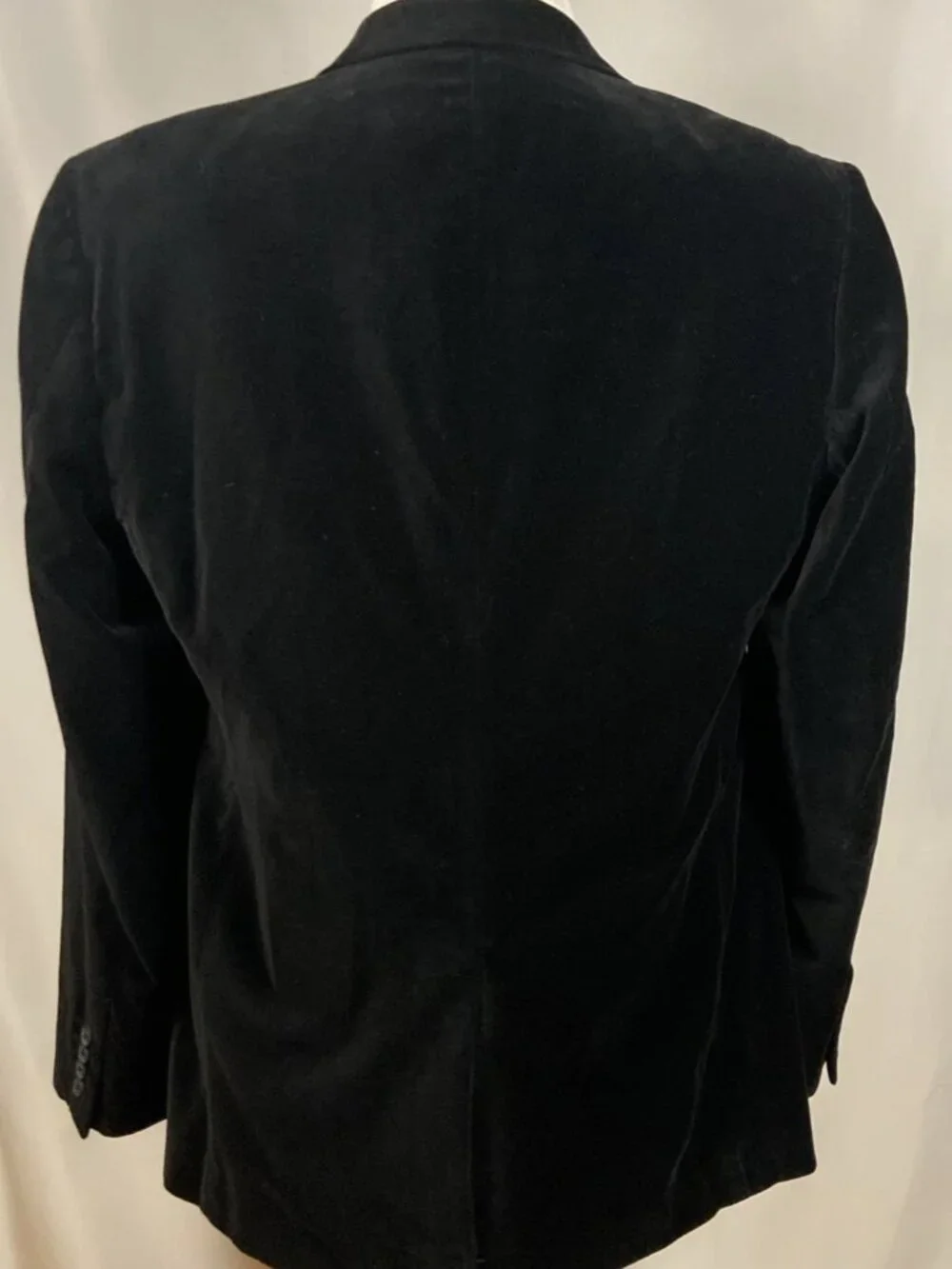 NWT Michael Kors Men's Classic Fit Black Velvet Sport Coat Blazer Black 42R - Picture 2 of 7